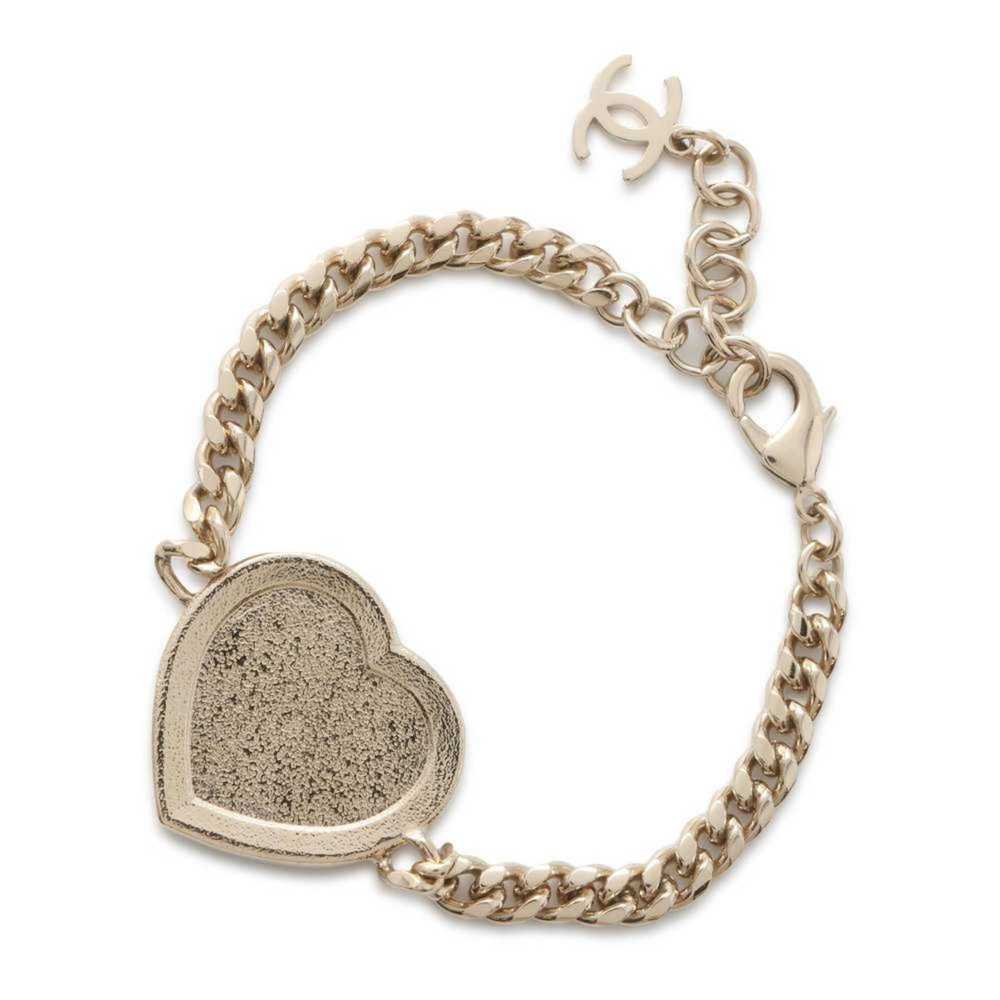 Chanel Chanel Bracelet Coco Mark Heart Rhinestone… - image 3