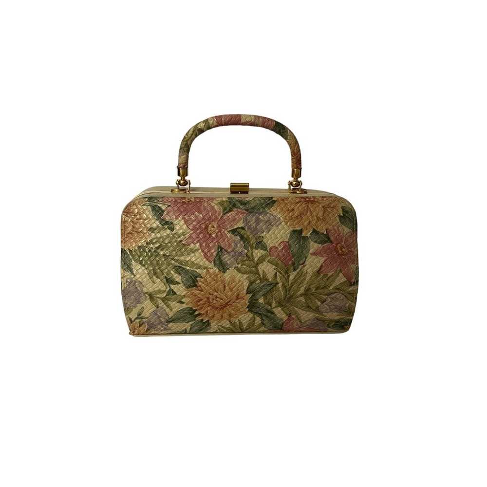 Vintage Cia Tango Creations Women's Floral Tapest… - image 1