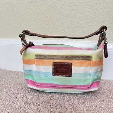 Coach Hampton top watercolor purse 10021