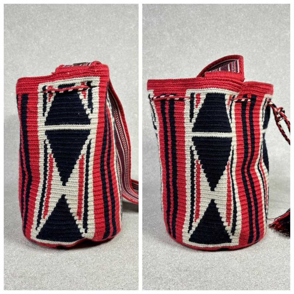 Jardin del Cielo Wayuu bag shoulder bag with tass… - image 2