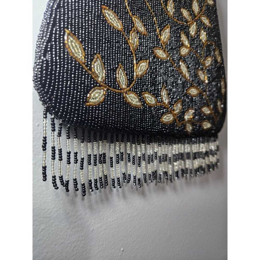 Handmade Vintage All-Over Beaded Purse - image 3