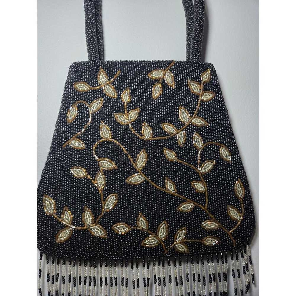 Handmade Vintage All-Over Beaded Purse - image 4