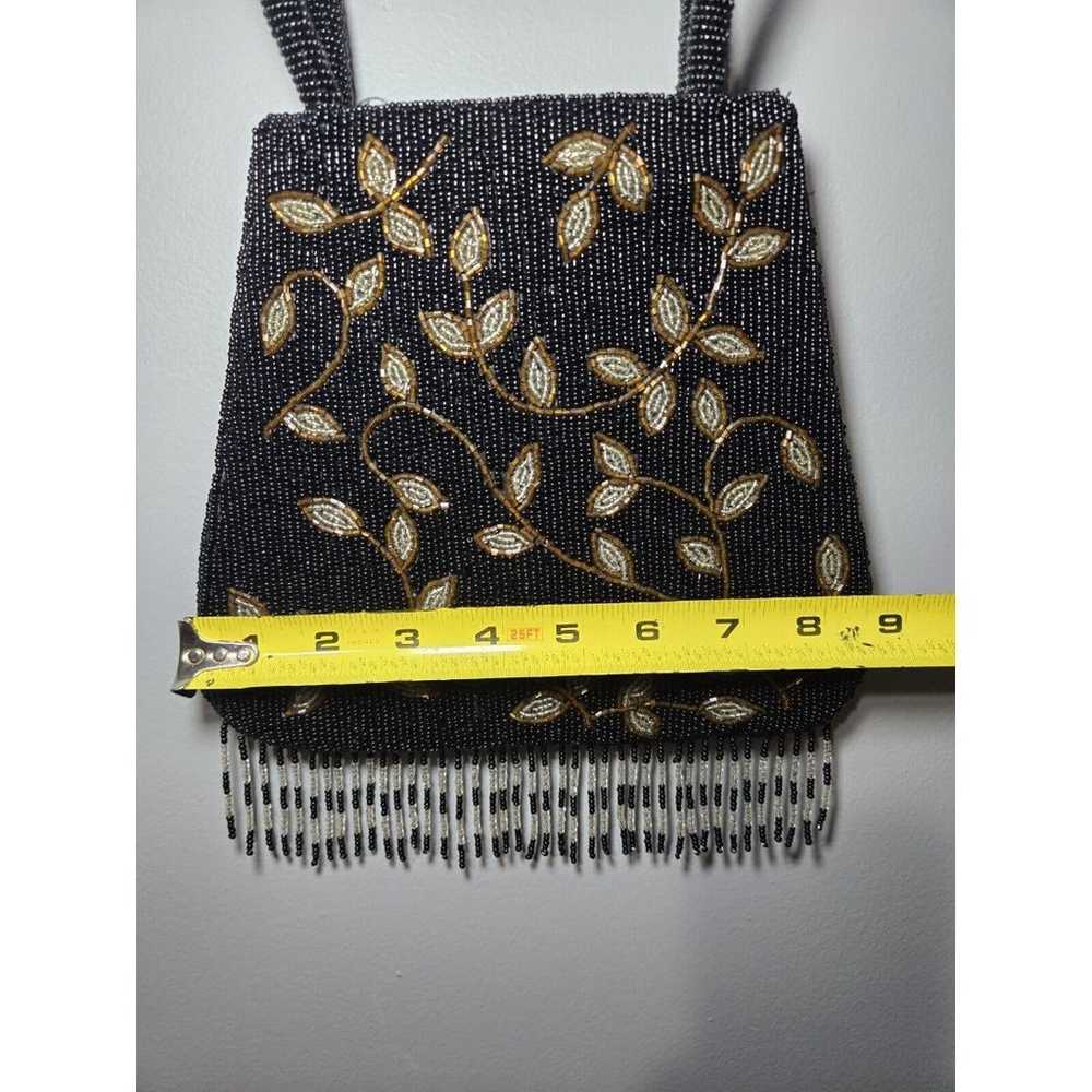 Handmade Vintage All-Over Beaded Purse - image 7