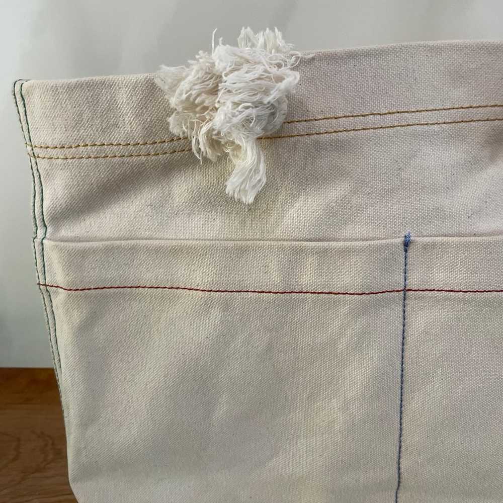 Madewell Canvas Transport Tote Corded Handle Vint… - image 7