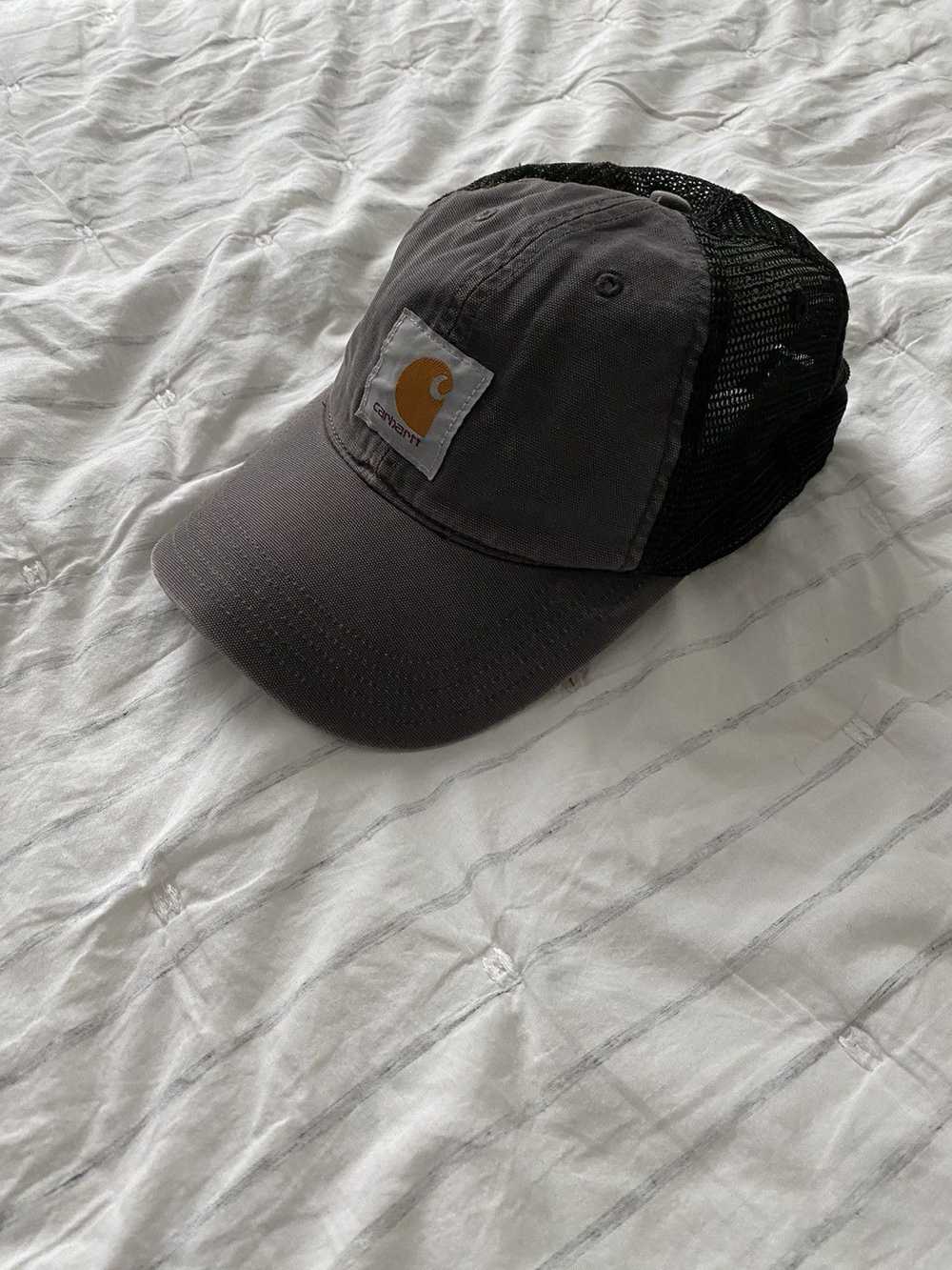 Carhartt Carhartt Canvas Mesh-Back Cap Black/Gray - image 1