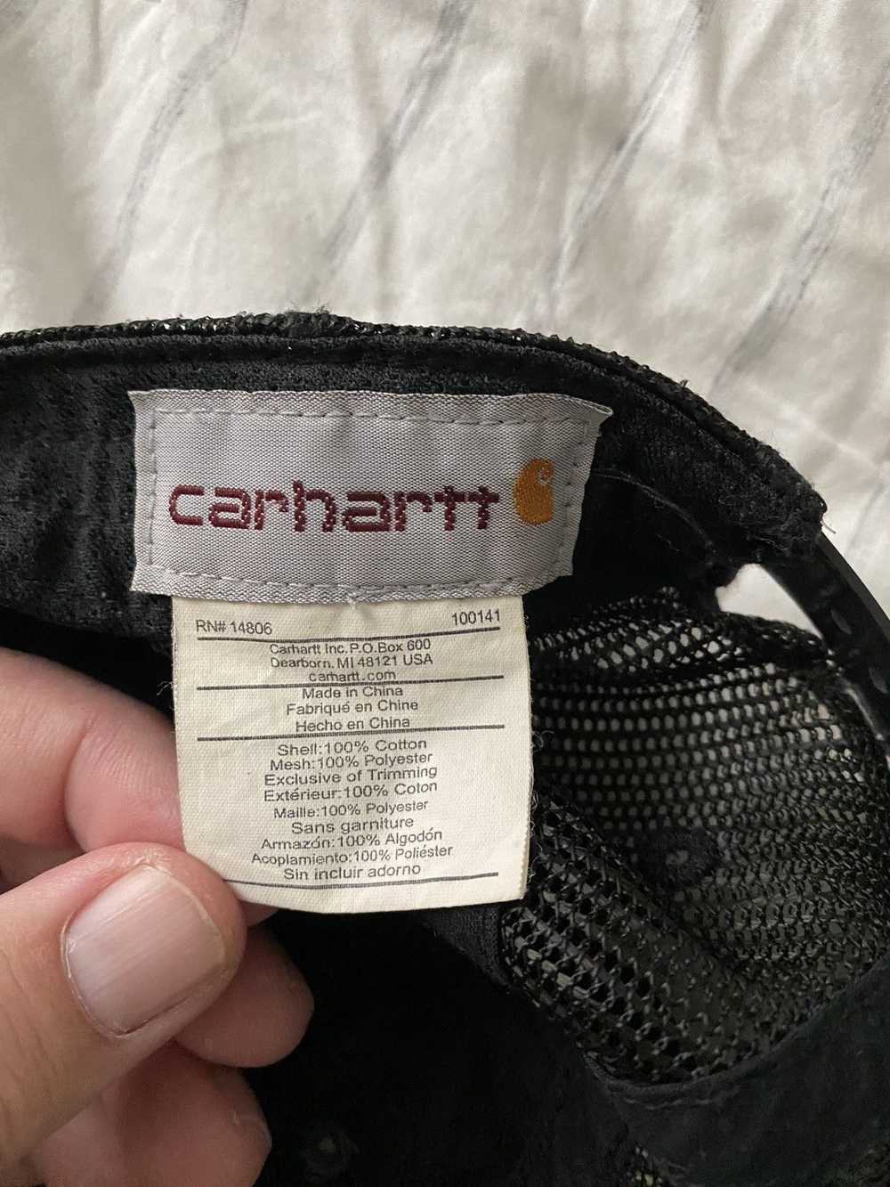 Carhartt Carhartt Canvas Mesh-Back Cap Black/Gray - image 7