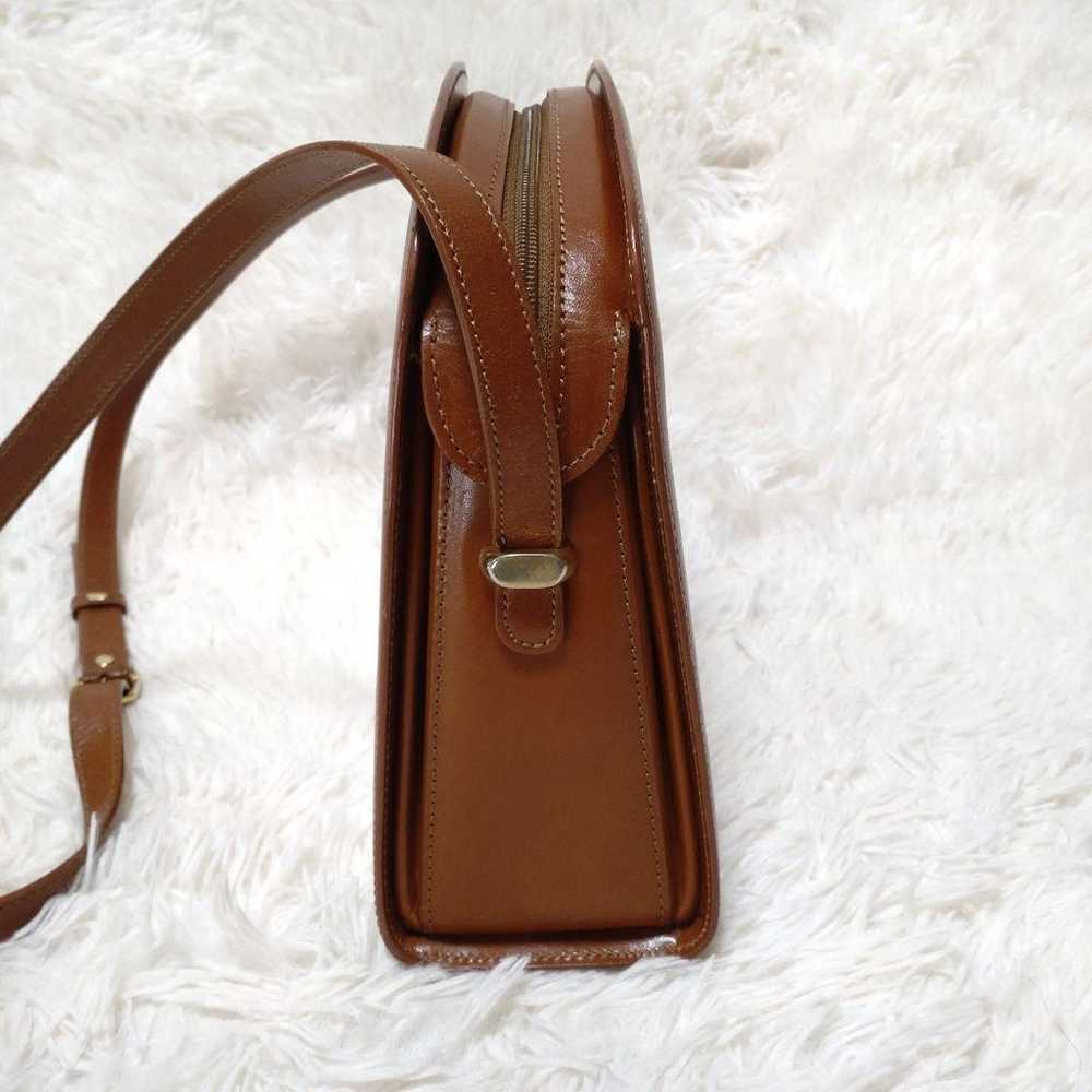 BALLY Bally Shoulder Bag Tan Leather Brown with G… - image 6