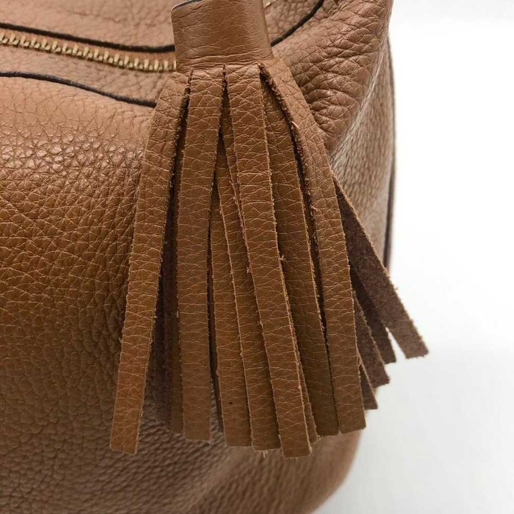 Coach one-shoulder leather bag with tassel - image 8