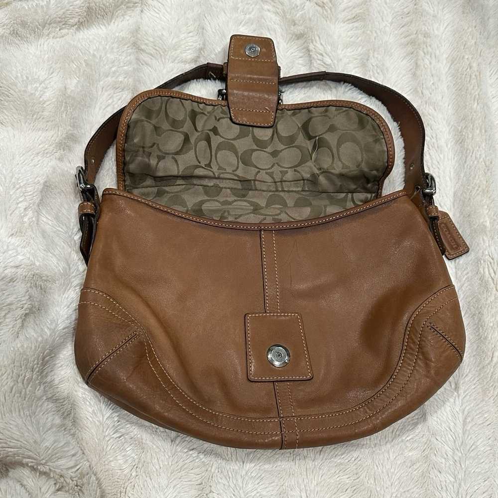 Coach Soho Leather Buckle Flap Shoulder Bag - image 3