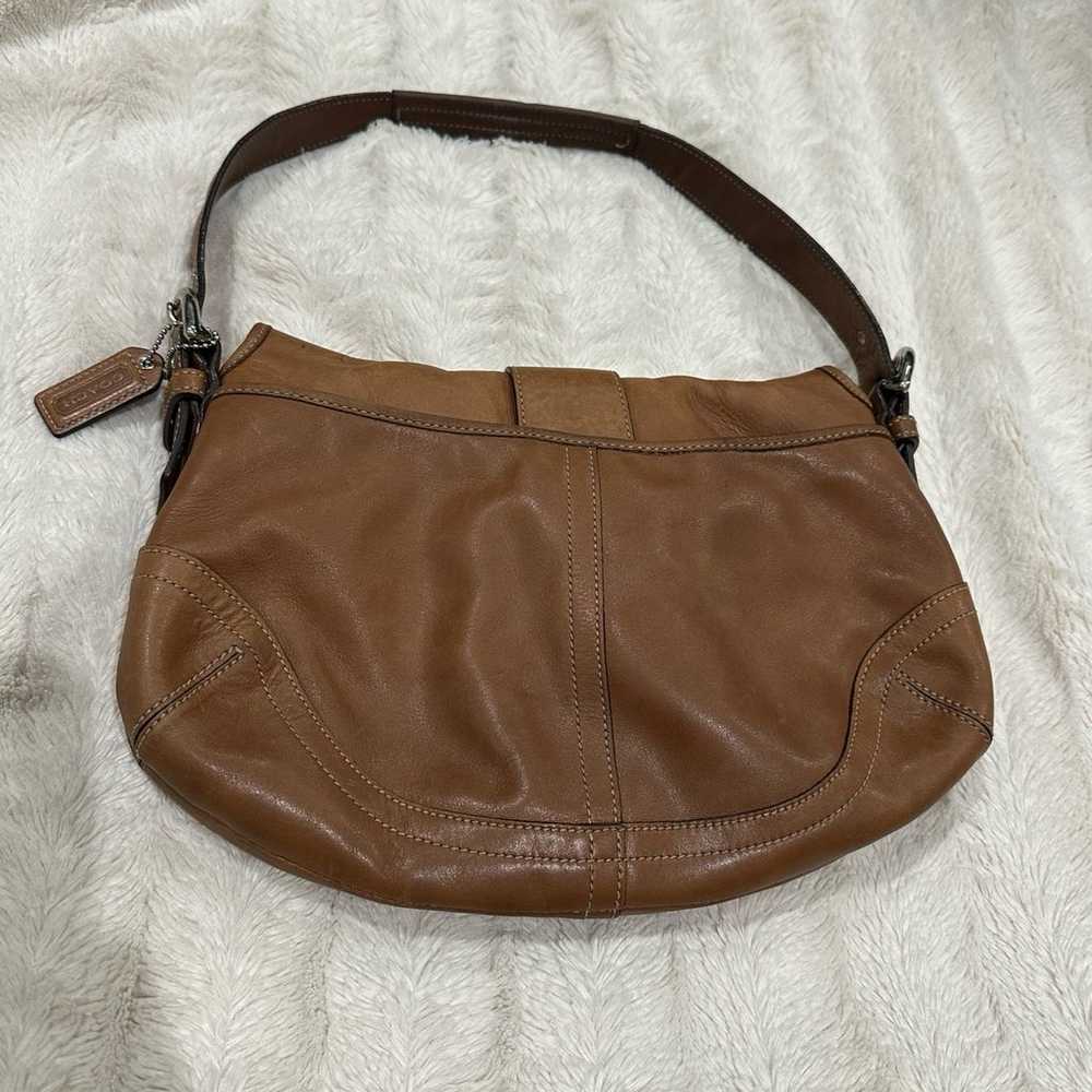 Coach Soho Leather Buckle Flap Shoulder Bag - image 5