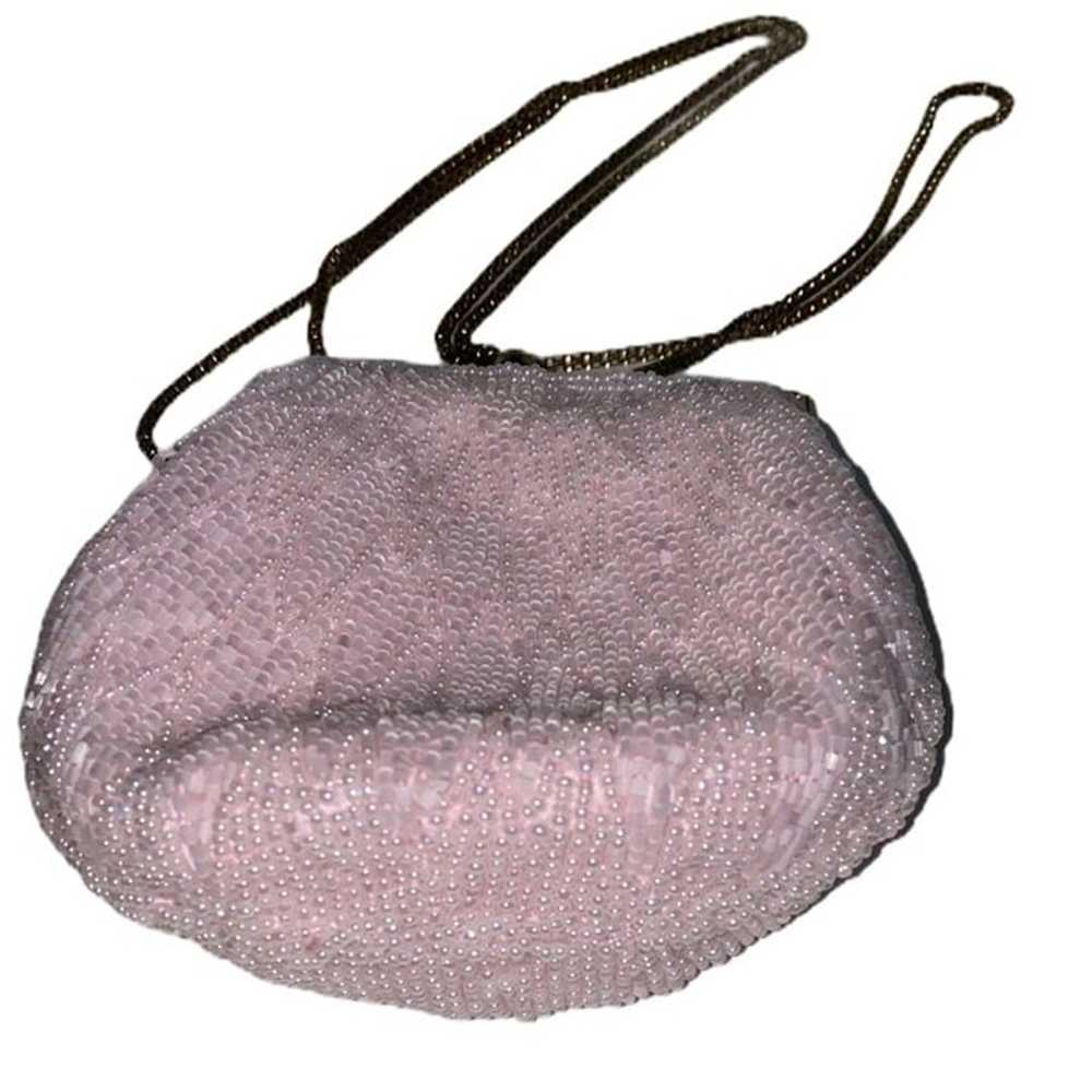 Pink beaded purse​, vintage - image 10