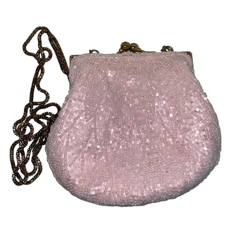 Pink beaded purse​, vintage - image 2