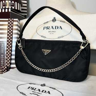 PRADA❤️TESSUTO SIRIO SPORT HOBO! AUTH TAG #50 INC! - image 1