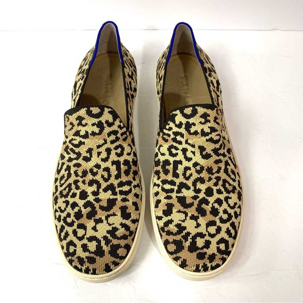 Rothys Desert Cat Sneakers Size 11.5 Leopard Chee… - image 3