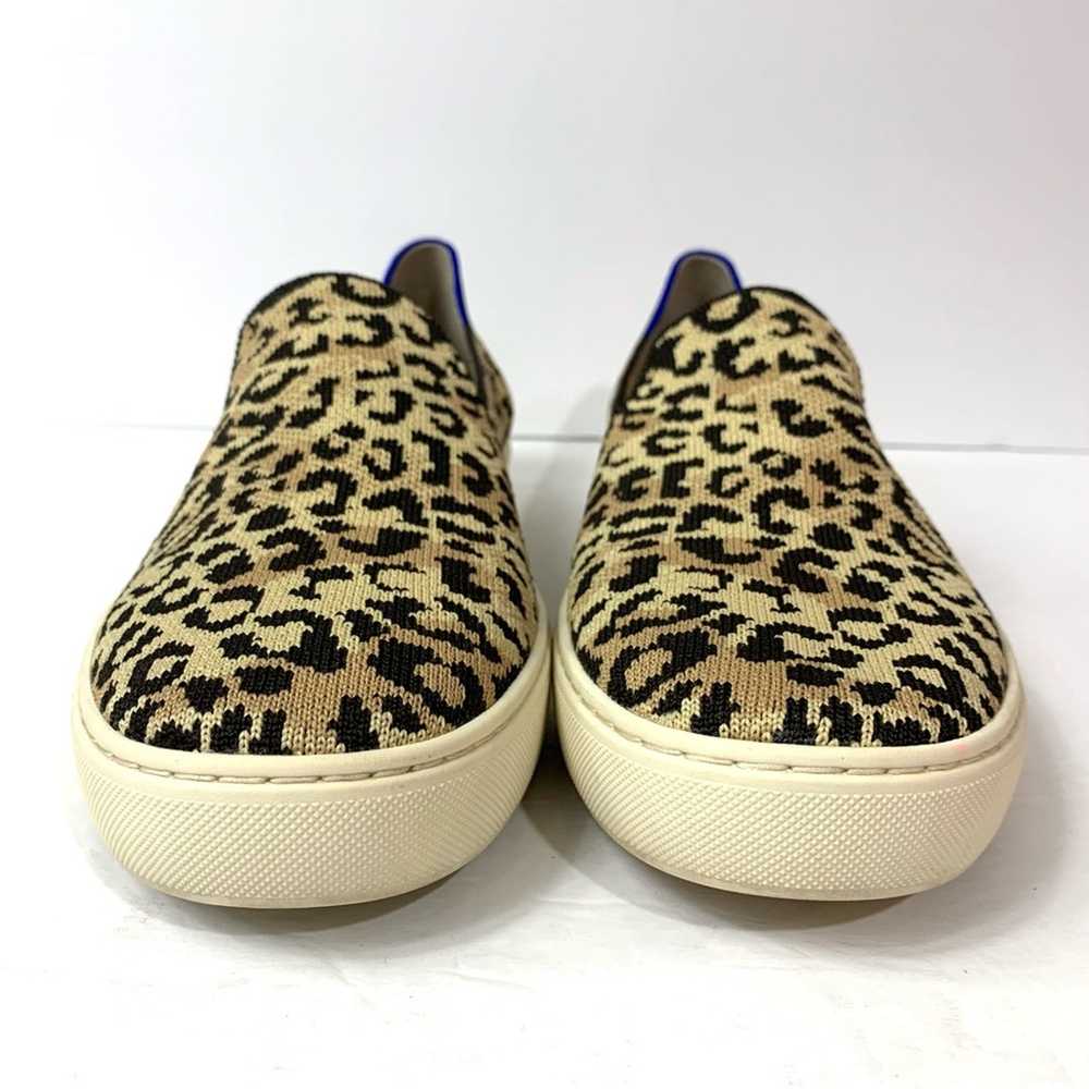 Rothys Desert Cat Sneakers Size 11.5 Leopard Chee… - image 4