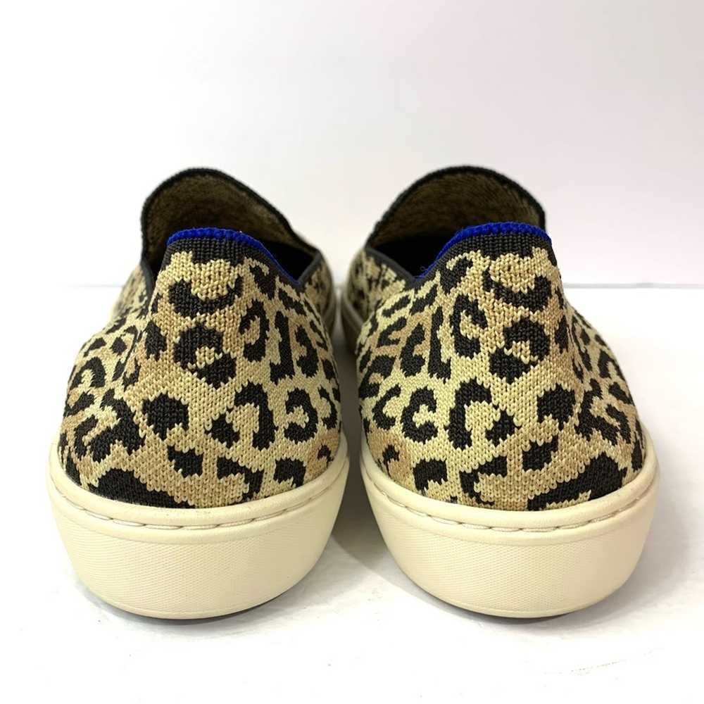 Rothys Desert Cat Sneakers Size 11.5 Leopard Chee… - image 5