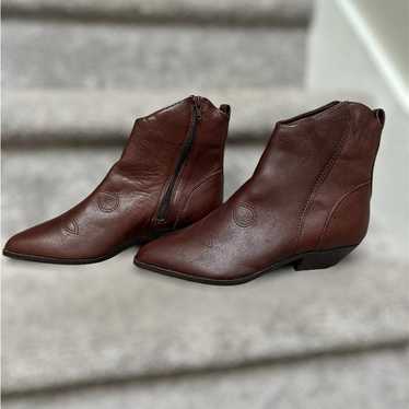 Vintage 80’s Maine Woods Leather Lance Booties | … - image 1