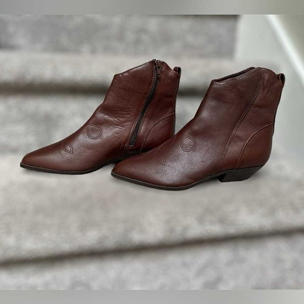 Vintage 80’s Maine Woods Leather Lance Booties | … - image 3