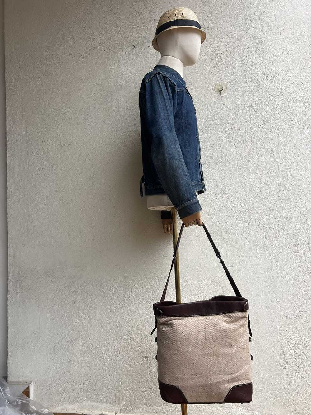 Bag × Leather × Tsuchiya Kaban Vintage Tsuchiya K… - image 3