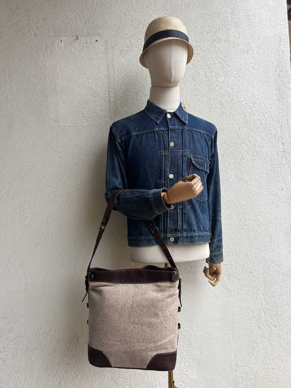 Bag × Leather × Tsuchiya Kaban Vintage Tsuchiya K… - image 5