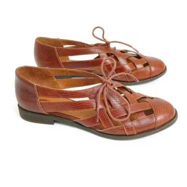 Jeffrey Campbell Brown Conela City Flats size 8