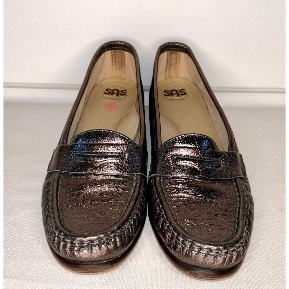 Womens’s SAS Comfort Shoes Size 8.5N Metallic Pen… - image 3