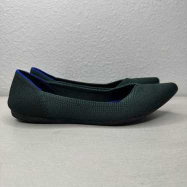 Rothy’s The Point Dark Green Women’s Ballet Flats - image 1