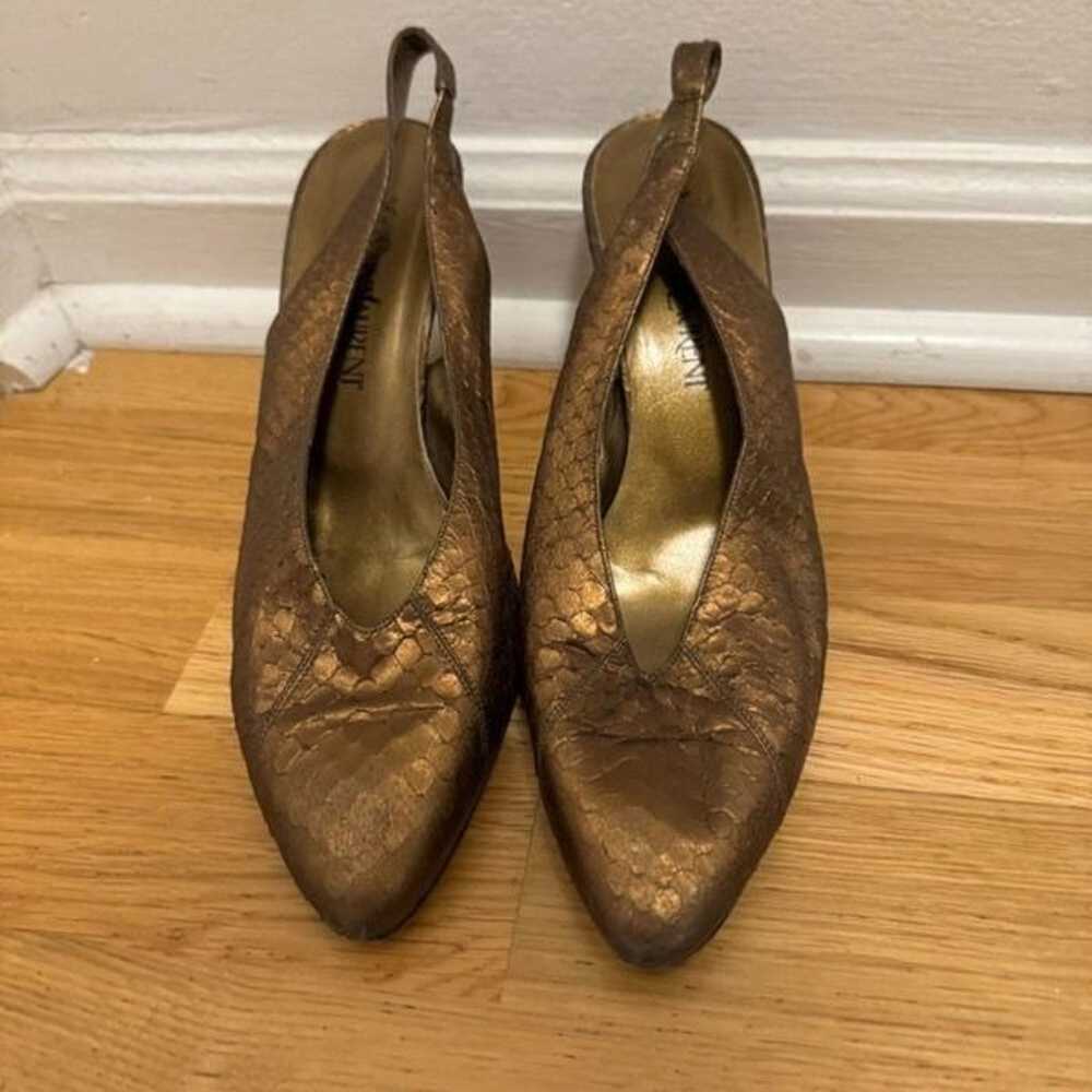 Vintage YSL Heels - Size 10 - image 2