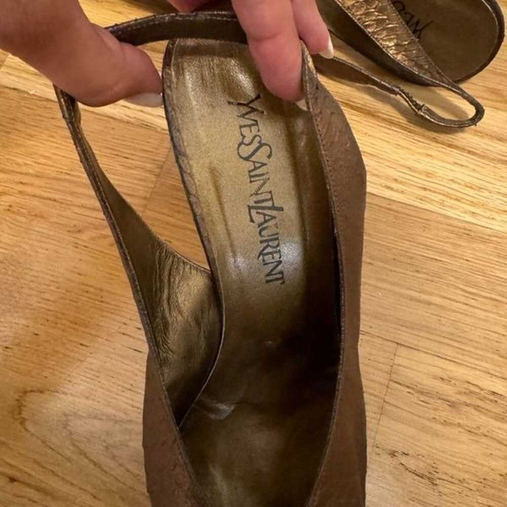 Vintage YSL Heels - Size 10 - image 3