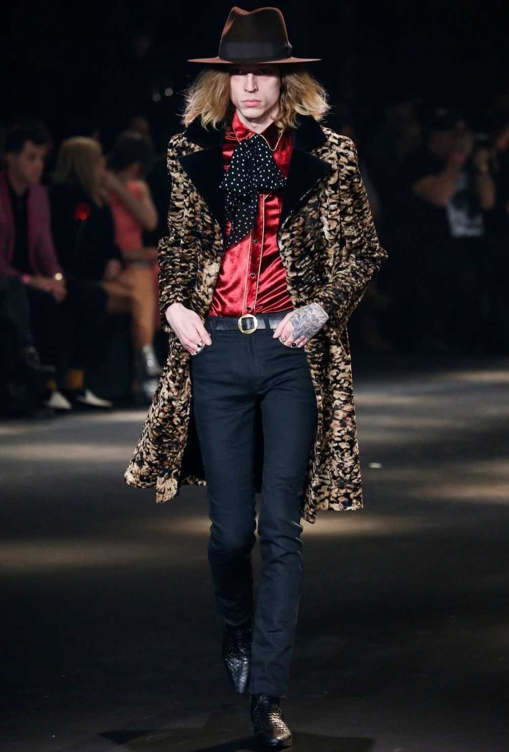 Saint Laurent Paris Saint Laurent Paris 16fw Red … - image 8