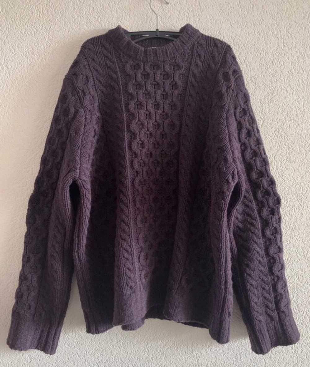 Raf Simons RAF SIMONS deep red patchwork real two… - image 3