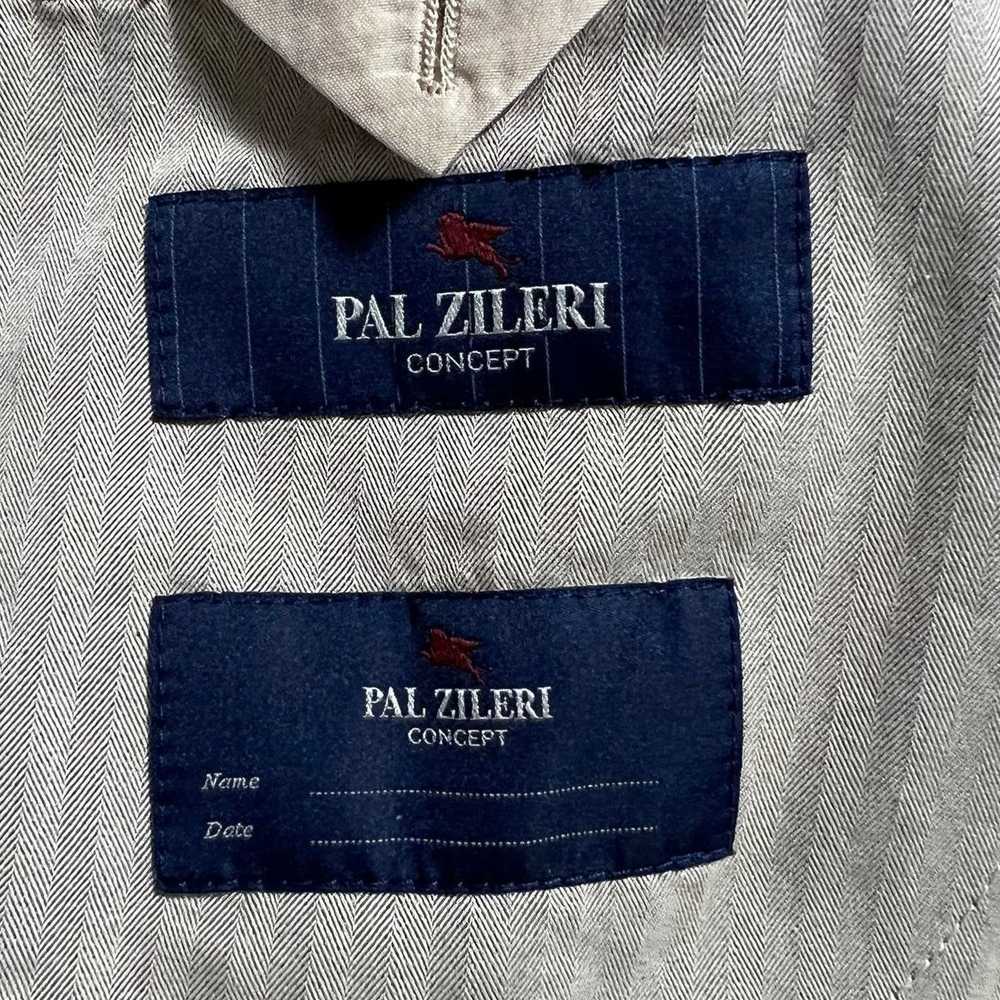 Pal Zileri Pal Zileri Men's Light Gray Cotton Sil… - image 4