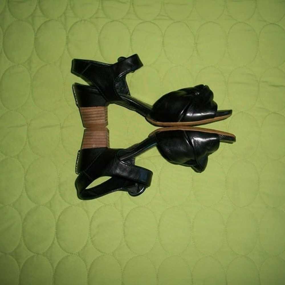 Hispanitas Vintage 2012 Black Leather Sandals - image 4