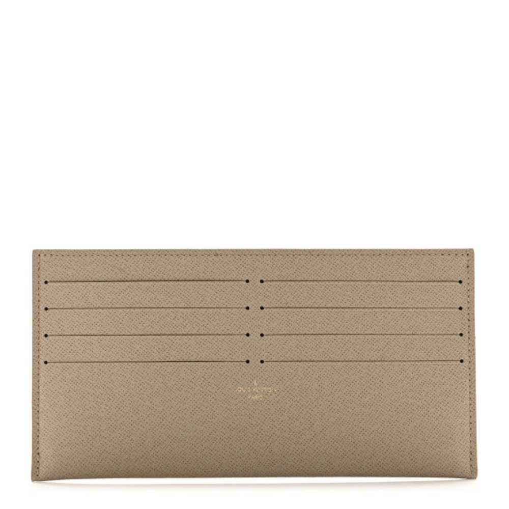 LOUIS VUITTON Calfskin Felicie Chain Wallet Card … - image 1