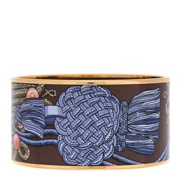 HERMES Enamel Printed Brandebourgs Extra Wide Bra… - image 1