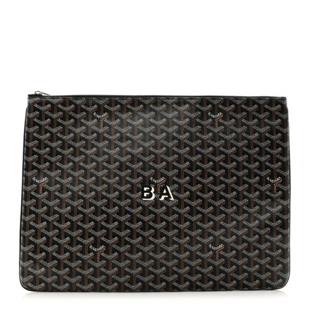 GOYARD Goyardine Senat Pochette GM Black - image 1