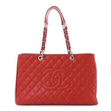 CHANEL Caviar Quilted XL Grand Shopping Tote GST … - image 1