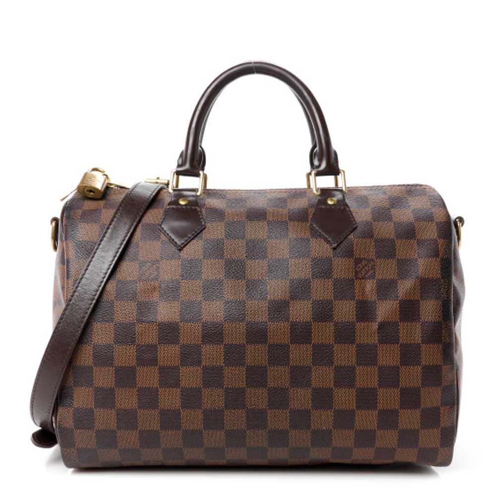 LOUIS VUITTON Damier Ebene Speedy Bandouliere 30 - image 1