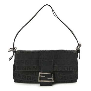 FENDI Zucchino Baguette Black