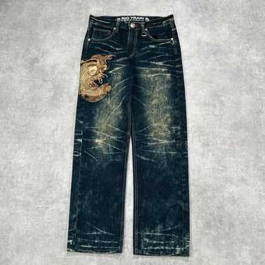 Designer Vintage Big Train Japanese Denium Jeans … - image 1