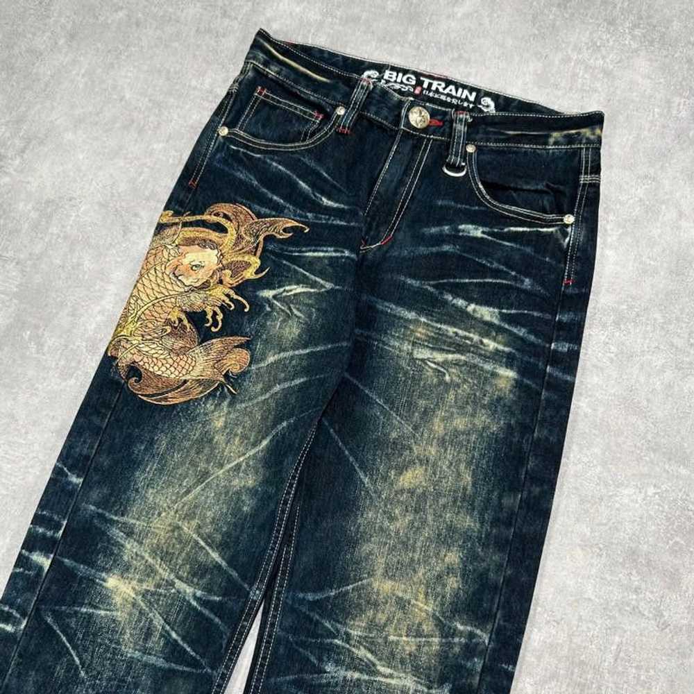 Designer Vintage Big Train Japanese Denium Jeans … - image 3