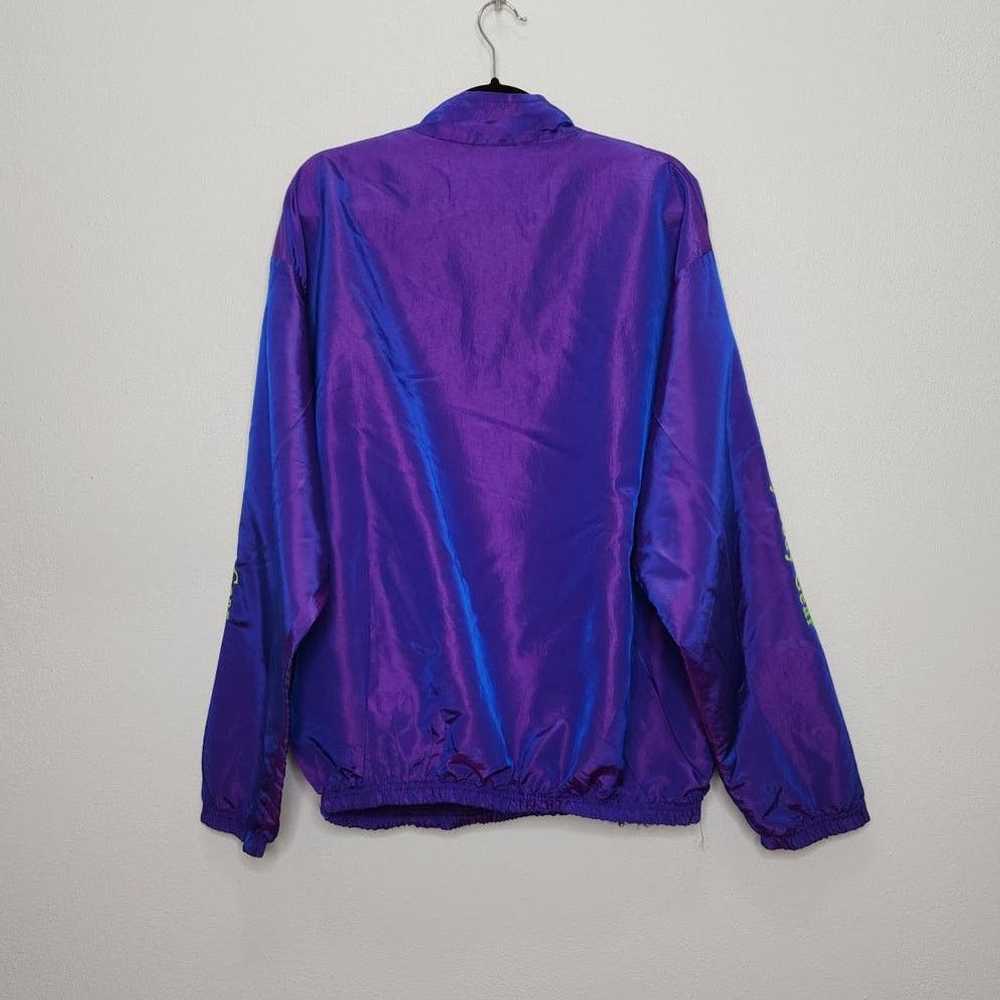 Vintage Vintage Surf Style Windbreaker Jacket Met… - image 6