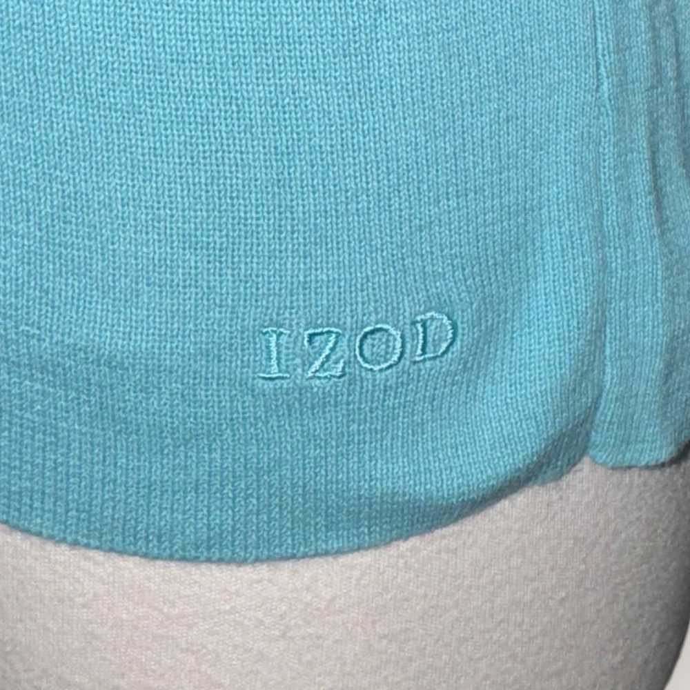 Izod Vintage IZOD Baby Blue Ladies Golf Top - image 5