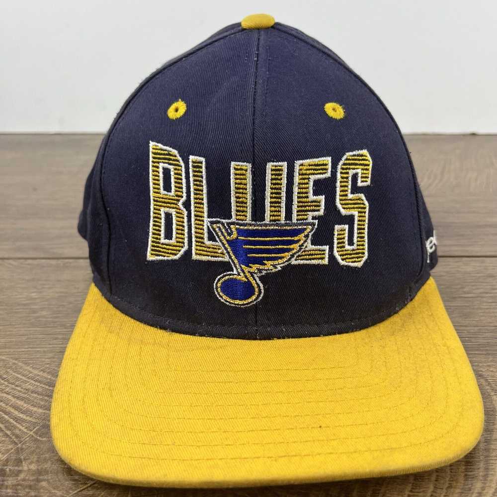 Reebok St Louis Blues Reebok Hat Snapback Blue Ca… - image 5