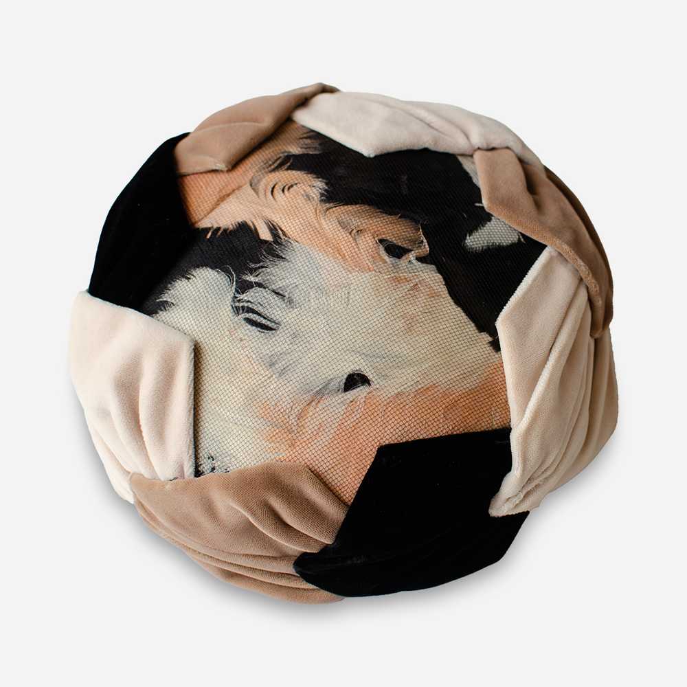 1950s Christine Original Pillbox Hat | Lush Velve… - image 1