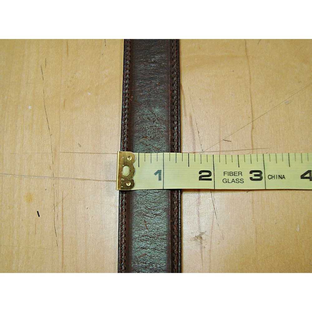 Other × Vintage Mens Belt Sz 44 Oil Tanned Cowhid… - image 12