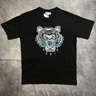 Kenzo KENZO Classic Embroidered Tiger Head Tee Bl… - image 1