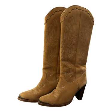 Zodiac Leather cowboy boots