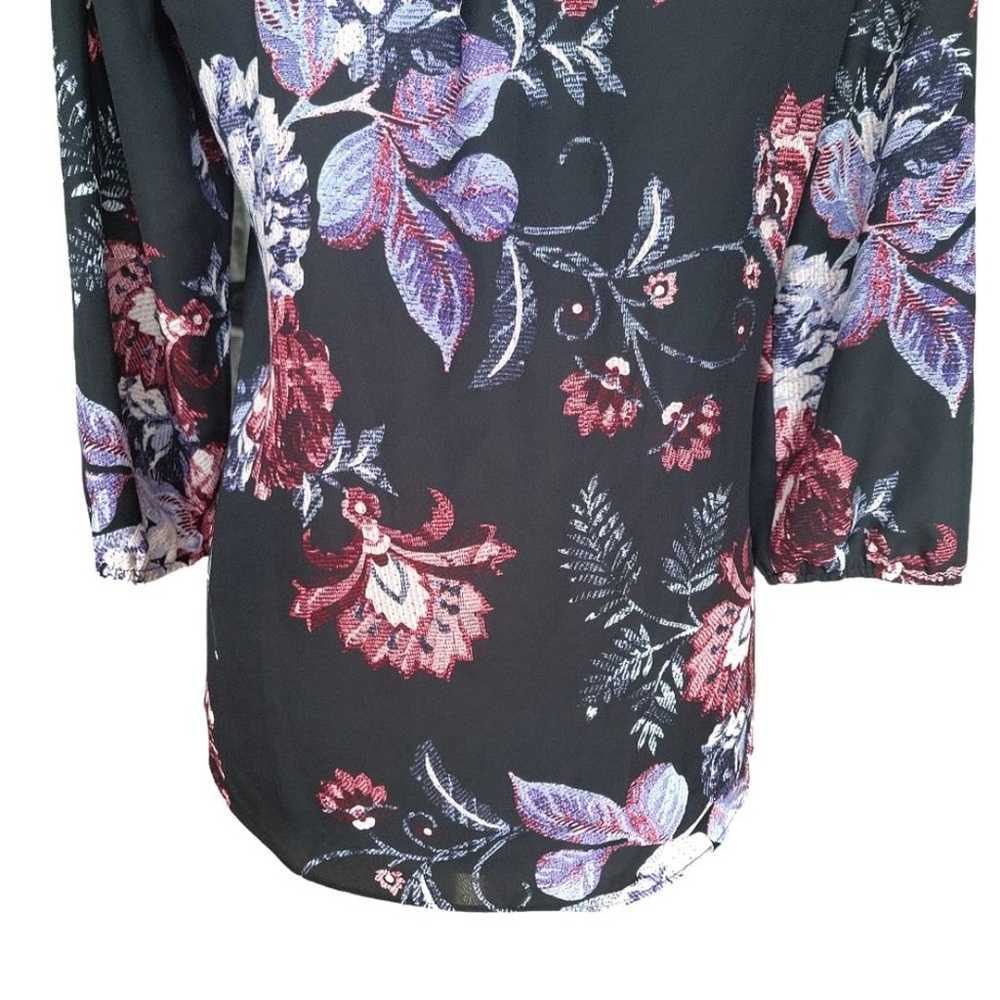 Maurices | Women's Black Floral Crisscross Front … - image 5