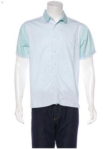 Patrik Ervell Colorblock Short Sleeve Button Up In